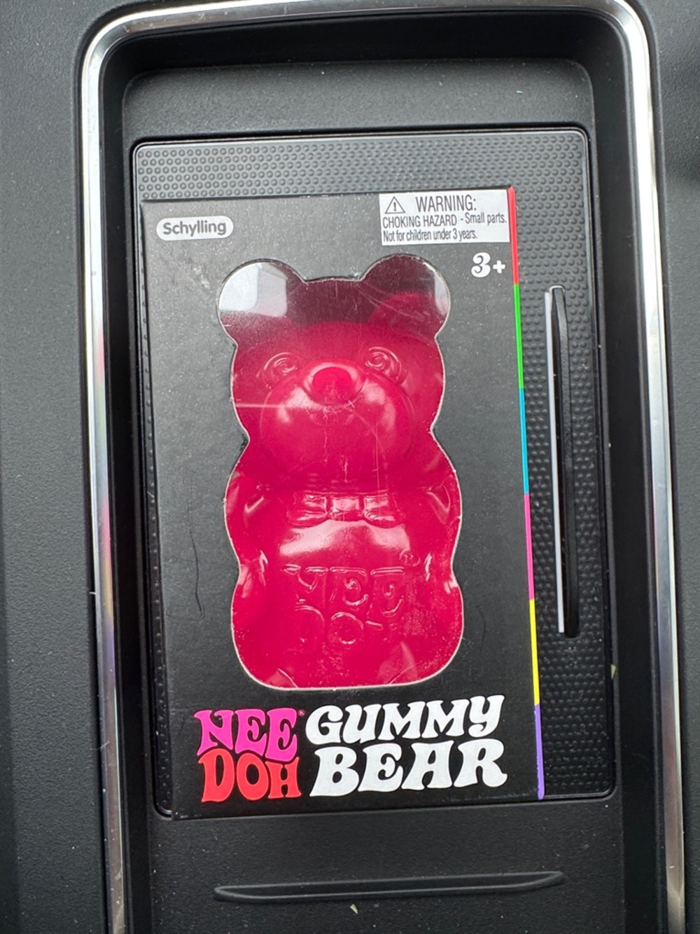 Nee Doh Gummy Bear Kids Toy - Hot Pink